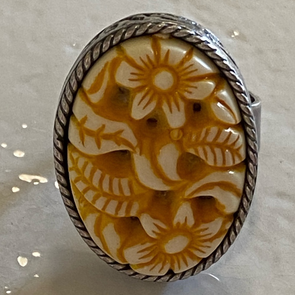 Silver Flower Ring
